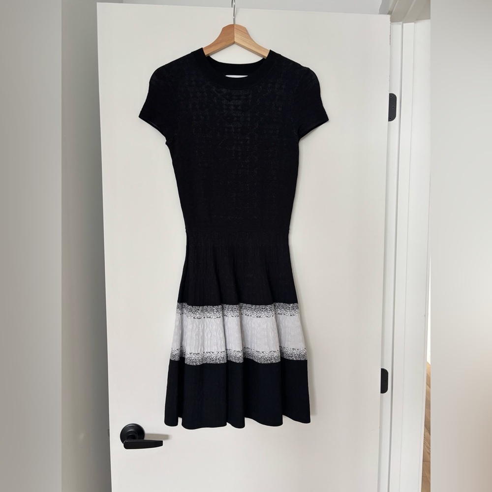 John + Jenn Black and White Mini Dress